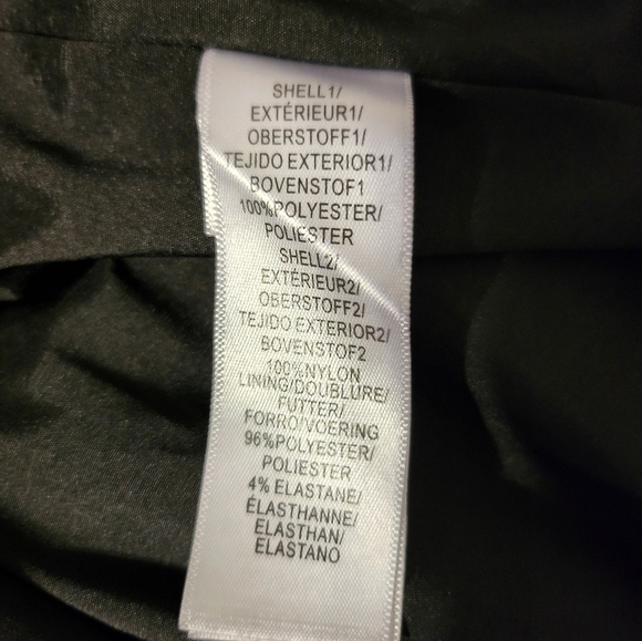 Aidan Mattox Maxi Long Sleeves Lace Bodice Evening Dress w/Slit Size 4 Black NWT - Picture 13 of 16